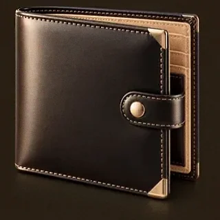 Leather bifold wallet — Bsb007