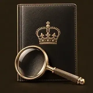 Passport magnifying glass — Bsb007