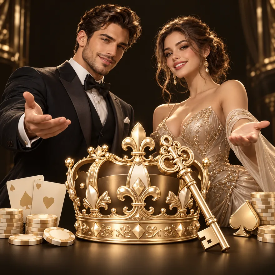 Royal crown and key — Bsb007