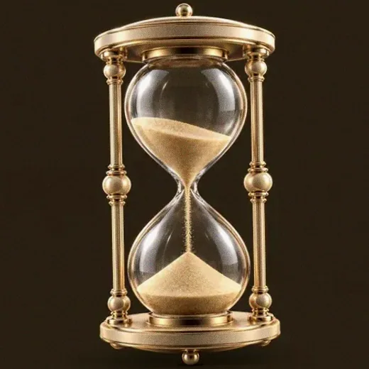 Ornate hourglass — Bsb007