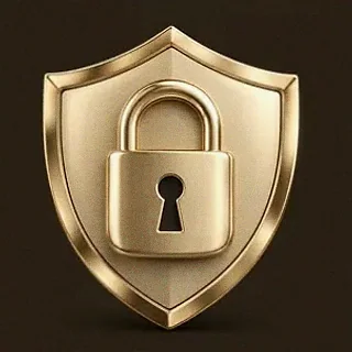Shield with padlock — Bsb007