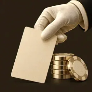 Hand dealing card — Bsb007