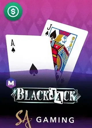 M Blackjack live game cover