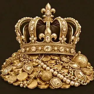 Gold treasure pile — Bsb007