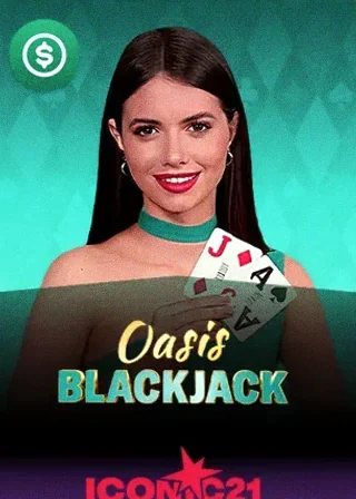 Oasis Blackjack live game cover