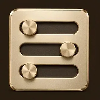 Three-knob control panel — Bsb007